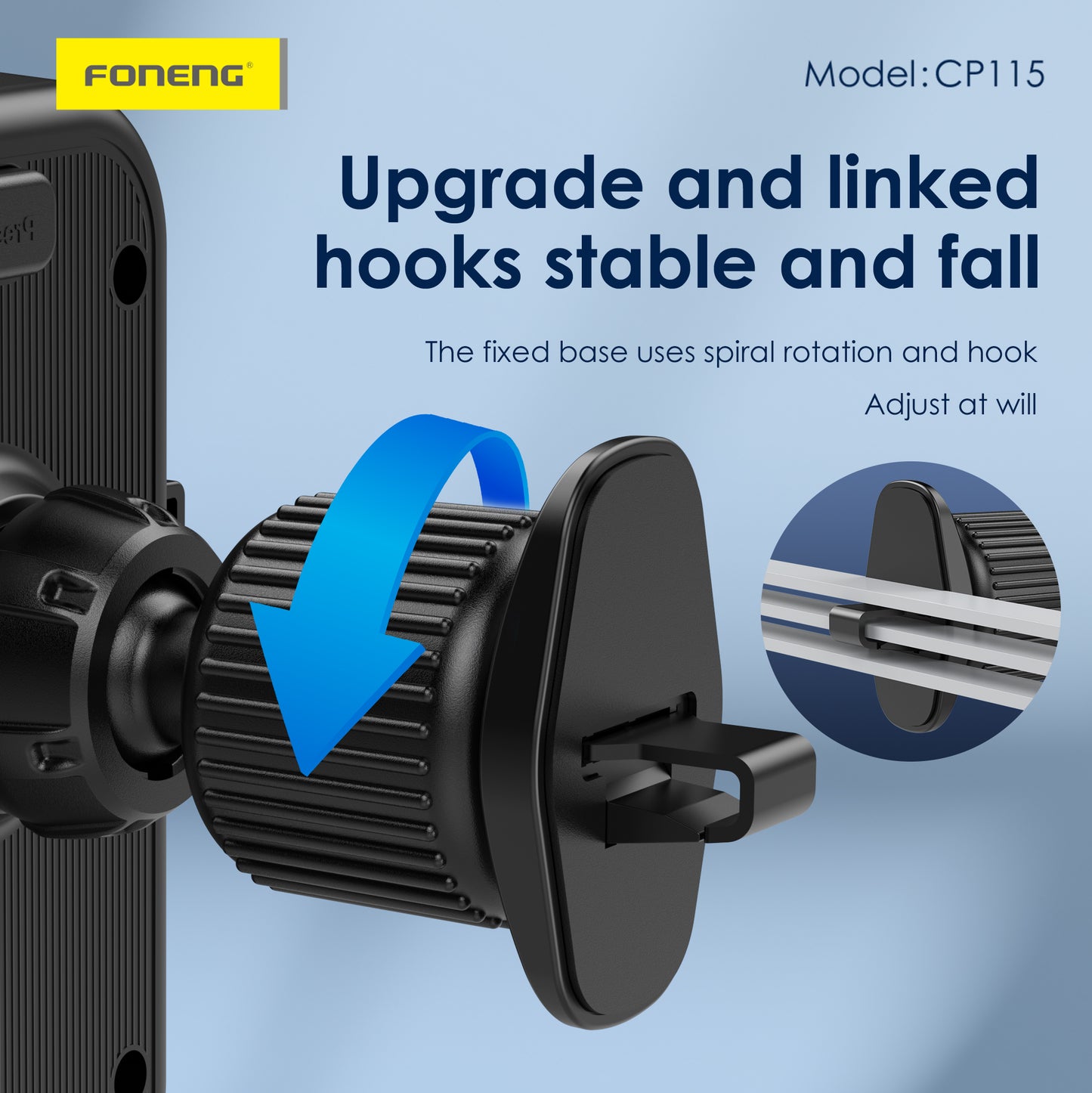 CP115 Car Phone Holder (Air Vent/Center Console)