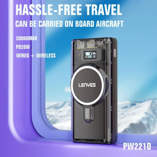Lenyes PW221D 20000mAh MagSafe Power Bank