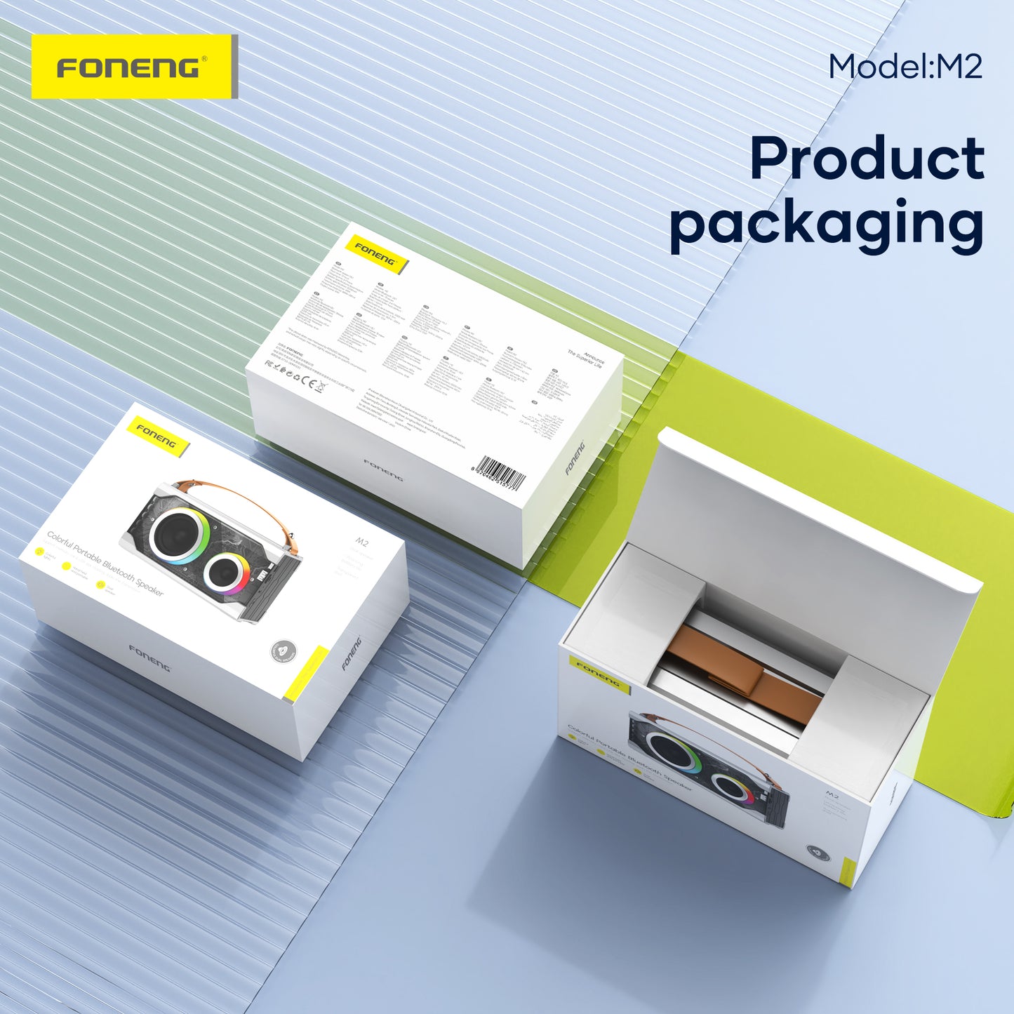 M2 Portable Colorful Light Speaker