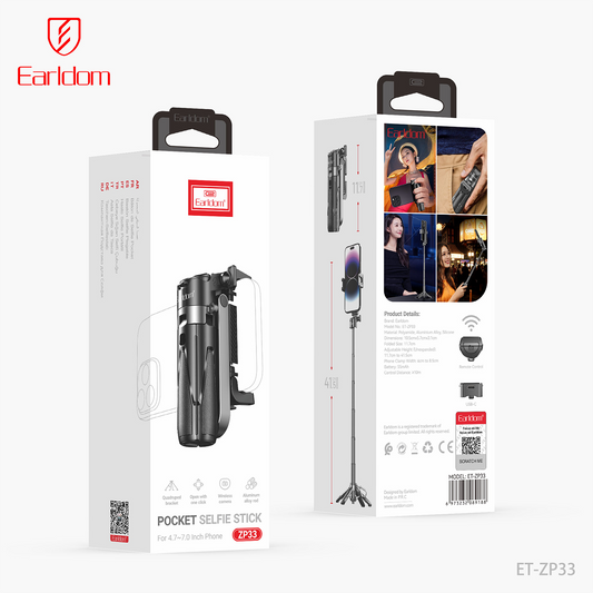 Earldom ET-ZP33 3-In-1 Tripod Selfie Sticks