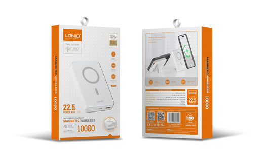 10000mAh Magnetic Wireless Power Bank PQ16