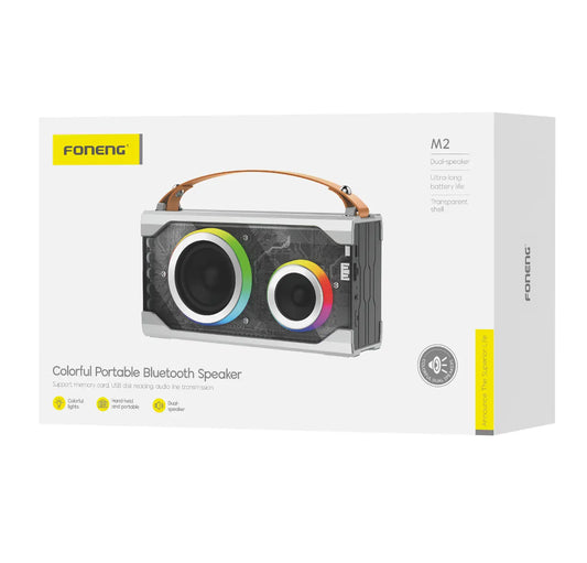 M2 Portable Colorful Light Speaker