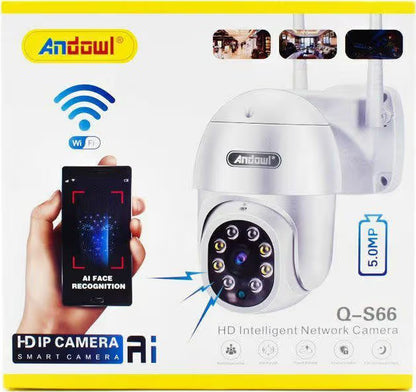 Andowl QS66 Full HD 4K Wireless Smart Camera - Waterproof Outdoor WiFi CCTV