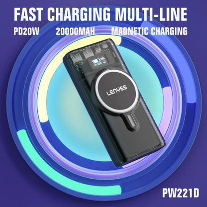 Lenyes PW221D 20000mAh MagSafe Power Bank