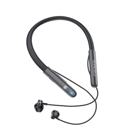 BL37 Digital Display Neckband Bluetooth Earphone