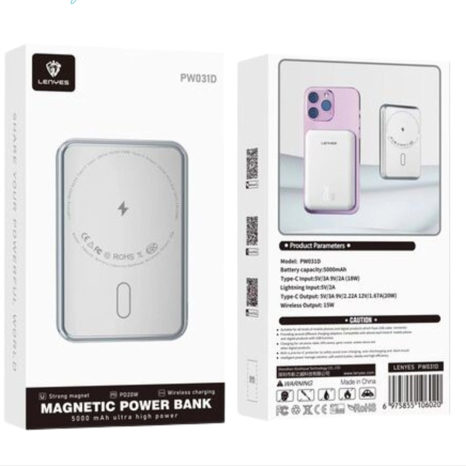 Lenyes PW031D Wireless Power Bank