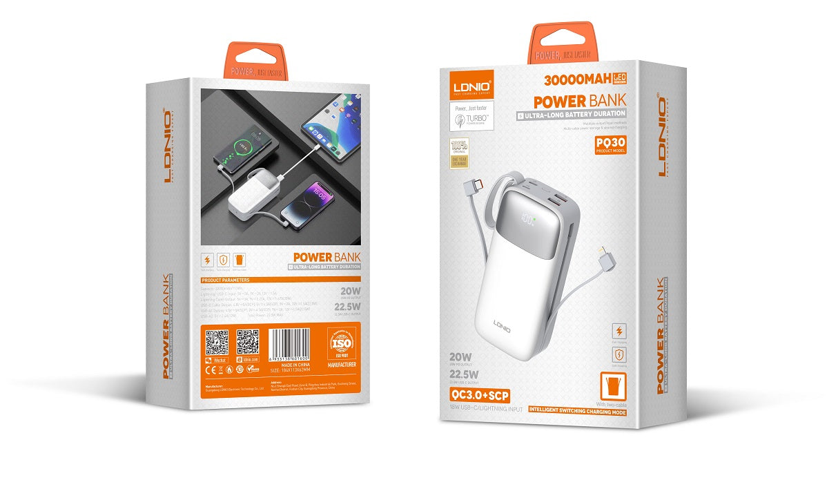 30000mAh Power Bank PQ30