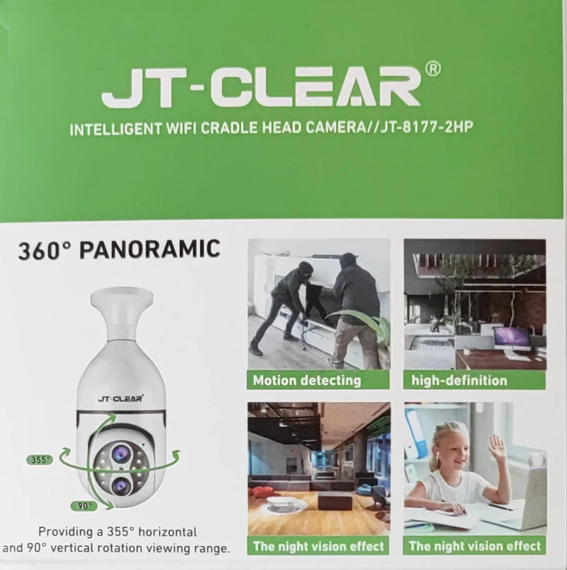 JT-CLEAR 2MP HD Wifi Intelligent Cradle Head Smart Camera