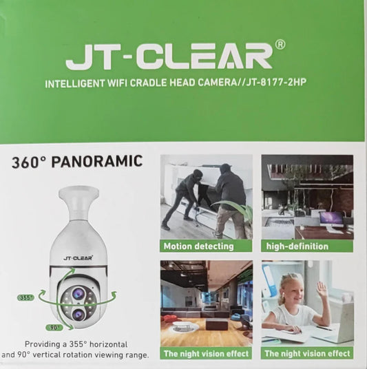 JT-CLEAR 2MP HD Wifi Intelligent Cradle Head Smart Camera