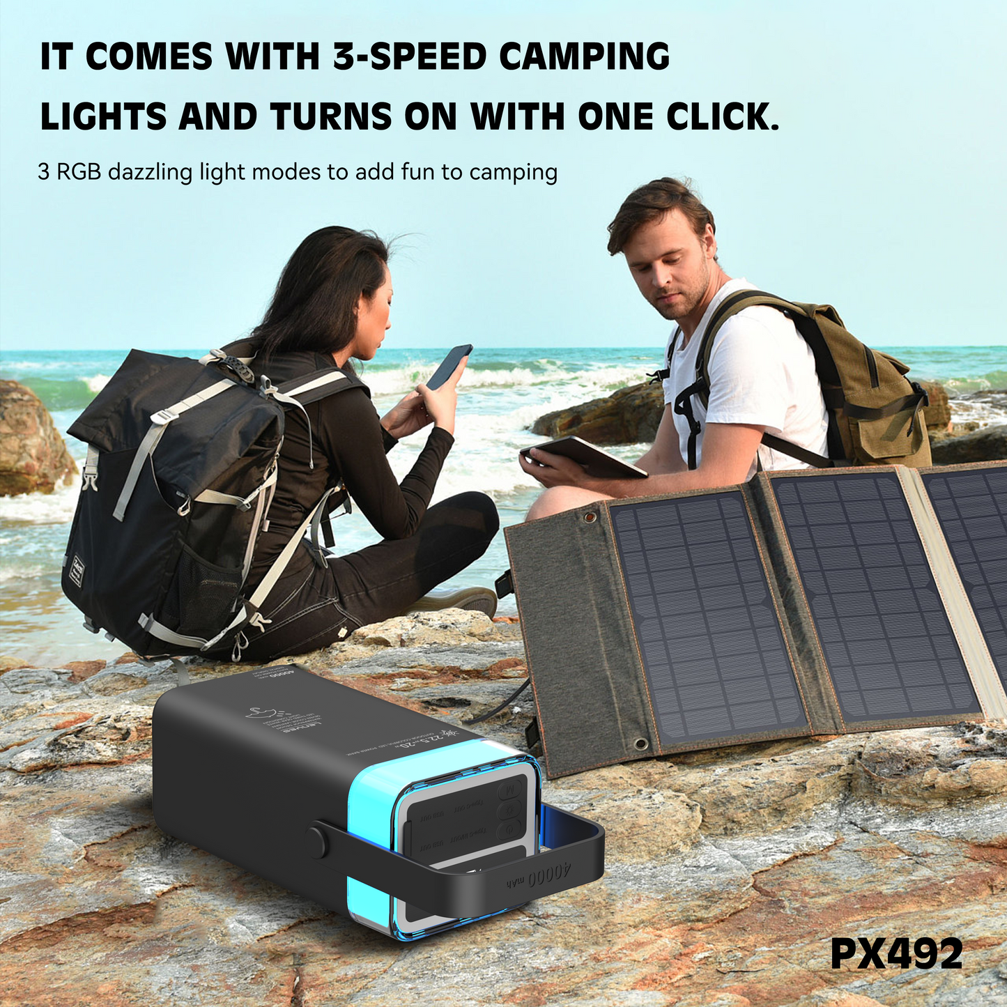 LENYES PX492D Powerbank (40000mAh)