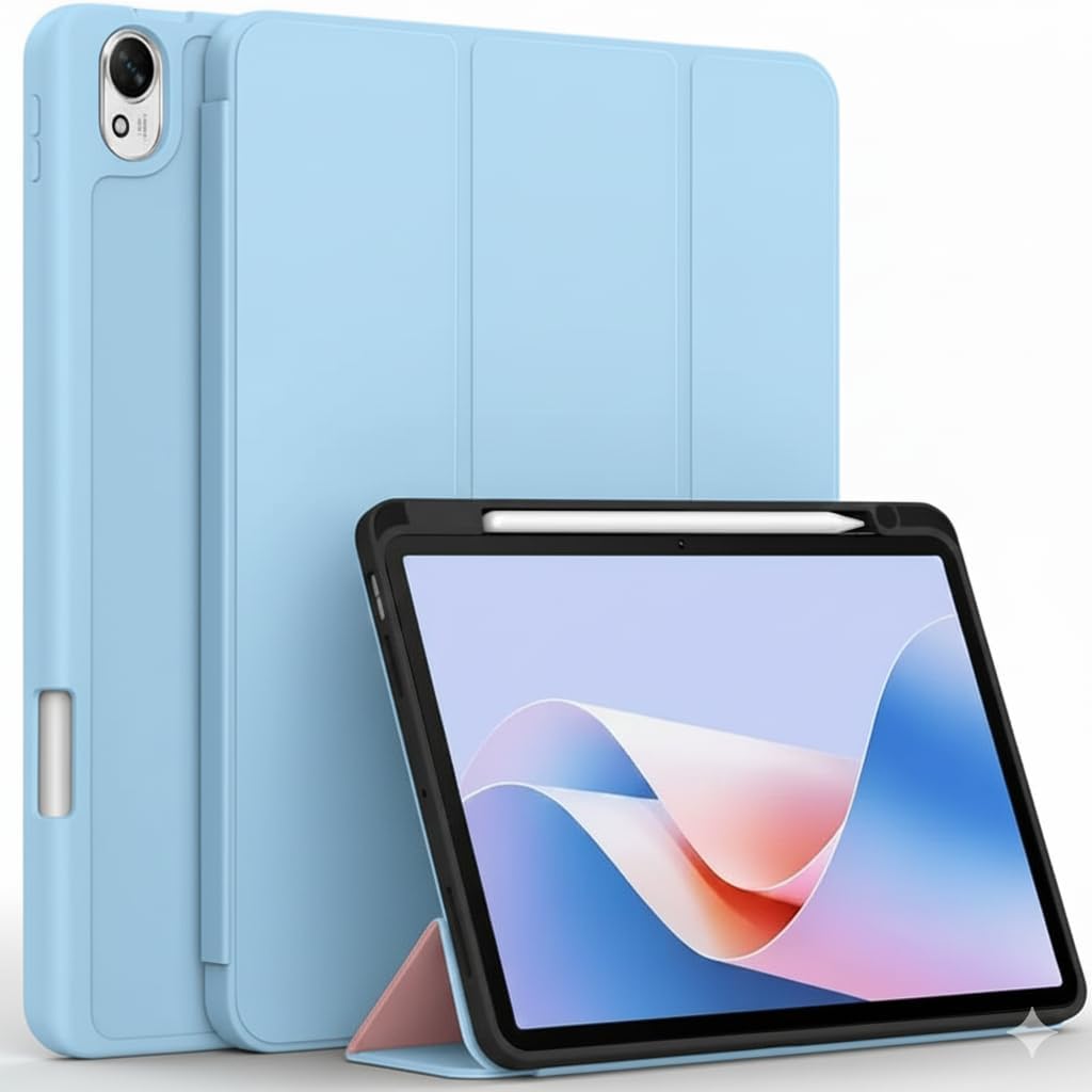 Huawei MatePad SE 11 2024 Folio Case with Tempered Glass Screen Protector