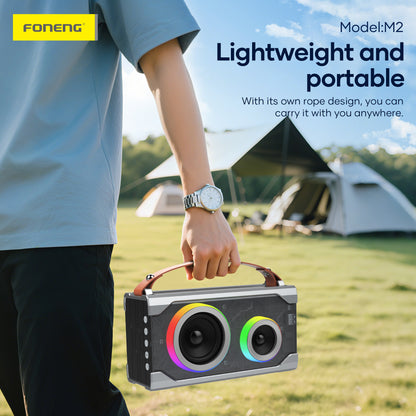 M2 Portable Colorful Light Speaker