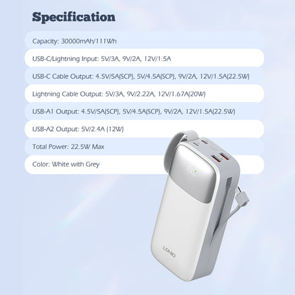 30000mAh Power Bank PQ30