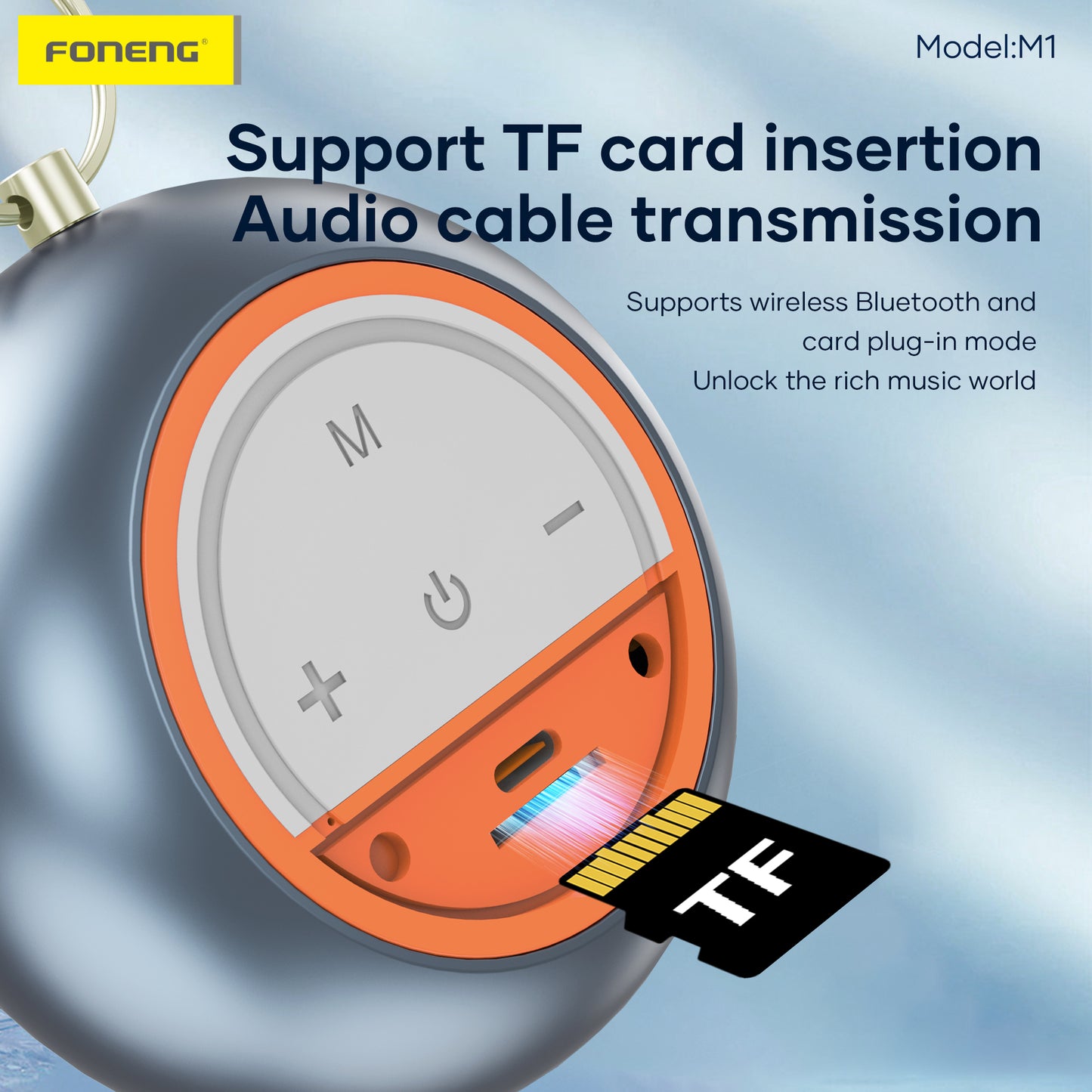 M1 Portable IP67 Waterproof Speaker