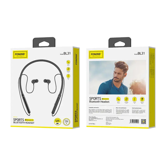 BL31 Silicone Neckband Bluetooth Earphone