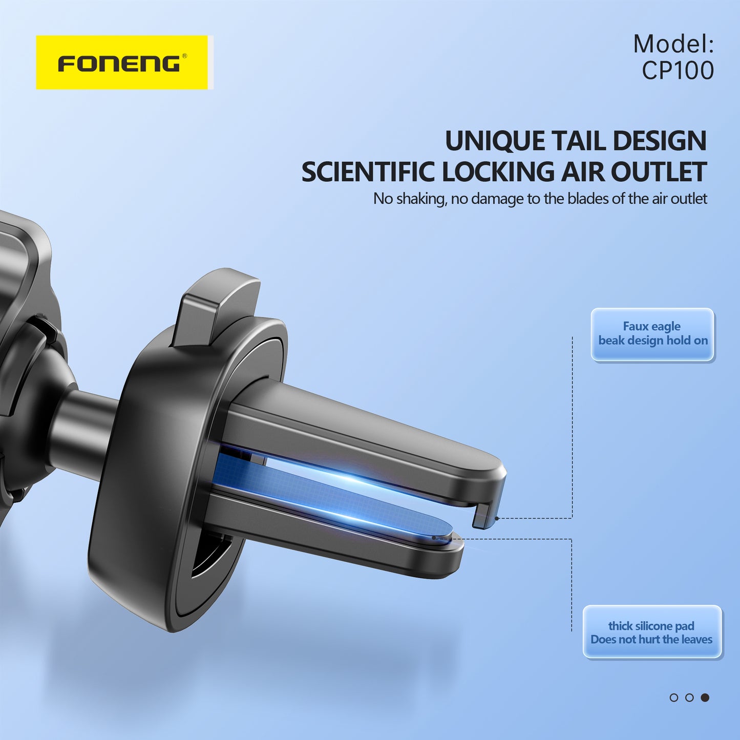 CP100 Gravity Car Phone Holder