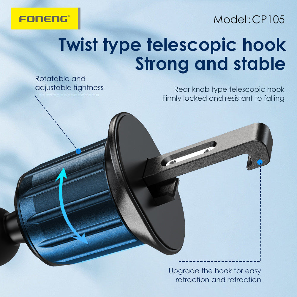 CP105 Wireless Charging Car Phone Holder