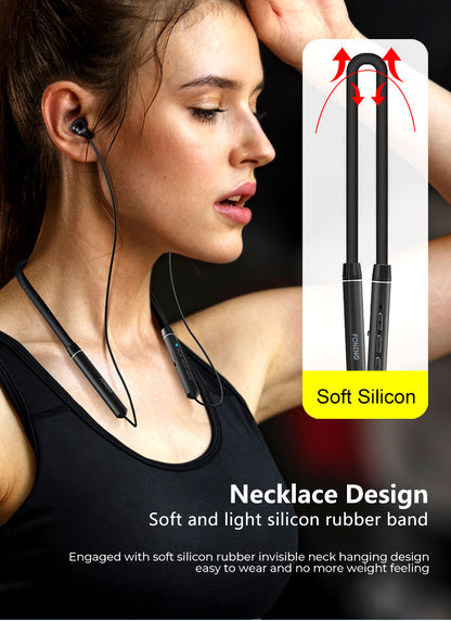 BL31 Silicone Neckband Bluetooth Earphone