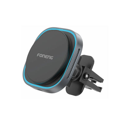 CP128 Magnetic Wireless Charging Car Phone Holder with Light (15W)