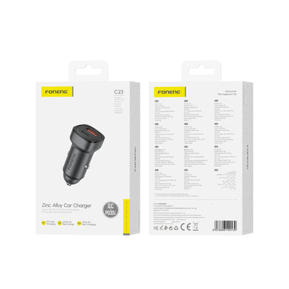 C23 A+C 2-Port Zinc Alloy Car Charger (30W)