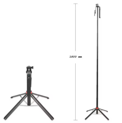 P185 1.8M Quadruped Tripod Stand with 360 Pan Tilt Stability