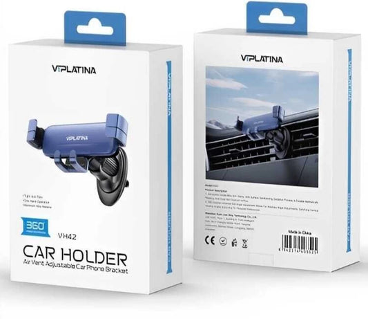 VIPLATINA- Air Vent Adjustable Car Phone Holder From 4.7 To 6.5 Inch-VH42 Car Mobile Holder